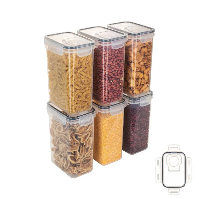 Airtight Food Storage Containers with Lid Pantry Organizer Cereal Dispenser Cereal Containers Food Storage Box Kitchen Organizer