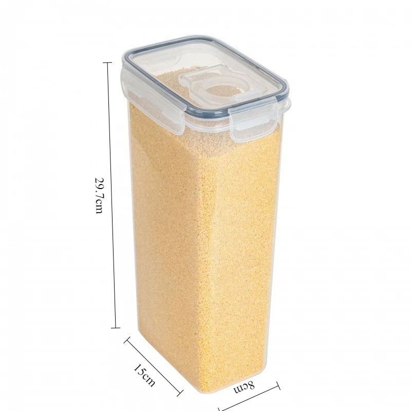 Airtight Food Storage Containers with Lid Pantry Organizer Cereal Dispenser Cereal Containers Food Storage Box Kitchen Organizer