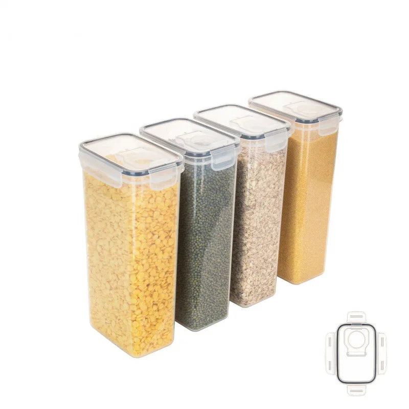 Airtight Food Storage Containers with Lid Pantry Organizer Cereal Dispenser Cereal Containers Food Storage Box Kitchen Organizer